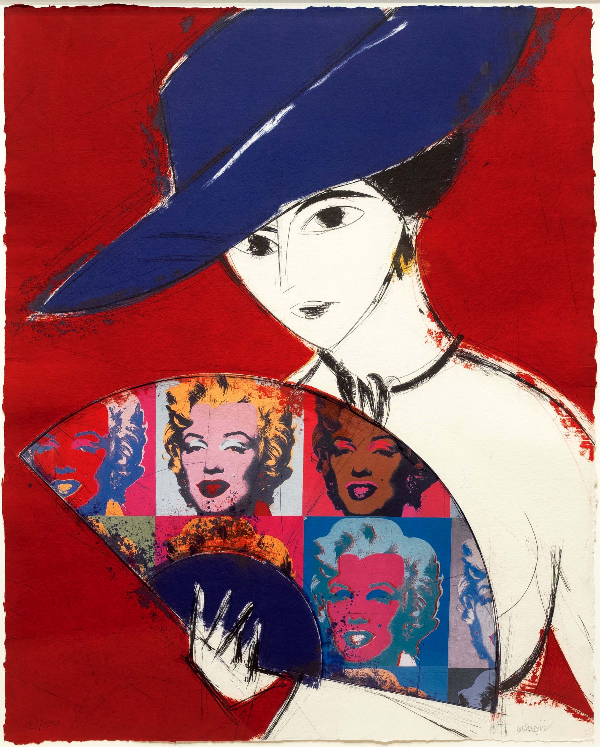 Pamela I (Warhol) by Manolo Valdes