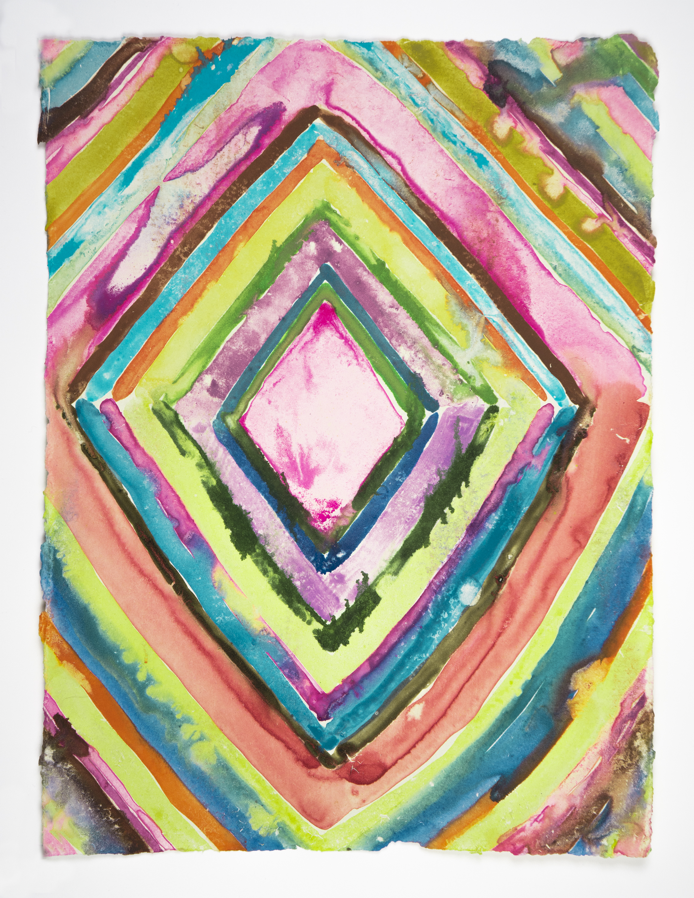 Yoni #2 by Judy Ledgerwood at Manneken Press (IFPDA)