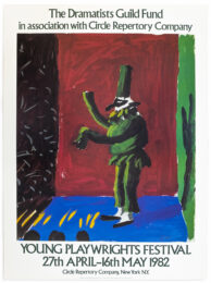 Young Playwrights Festival 1982 (Detail from Pulcinella with Applause 1980) by David Hockney at Petersburg Press