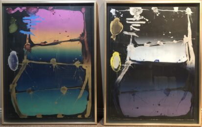anontariohereandgone and shimersatclarens by Stanley Boxer at Robin Rosenberg Fine Art