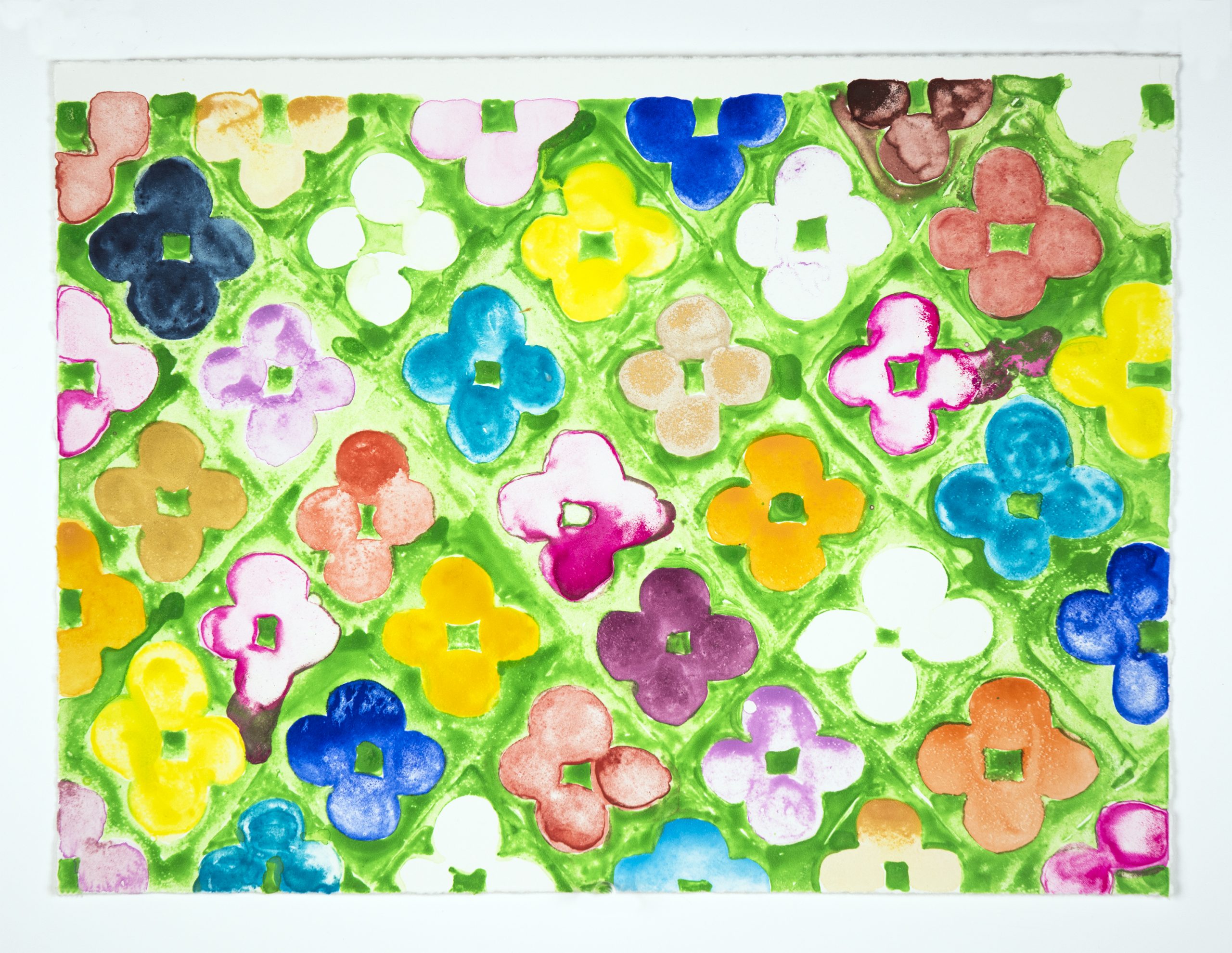 Field Flowers #1 by Judy Ledgerwood
