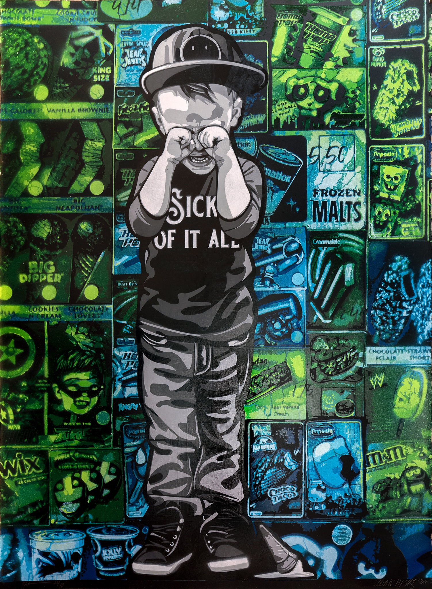 Sick of it All Collaboration (10) by Logan Hicks / Joe Iurato