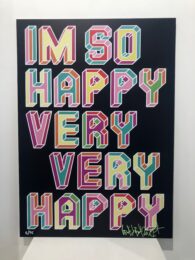 I’m So Happy! by Ben Eine at Dellasposa