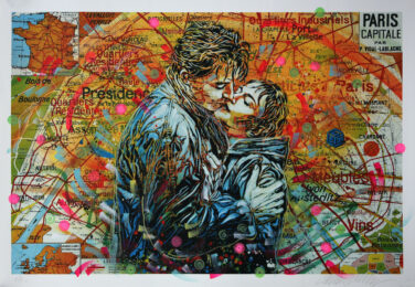 Les Amoureux – Paris by C215 at Addicted Art Gallery