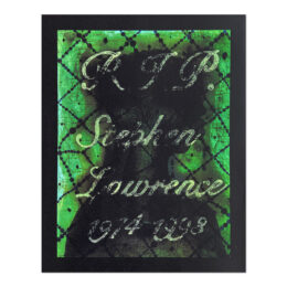 R.I.P. Stephen Lawrence 1974 – 1993 by Chris Ofili at MLTPL