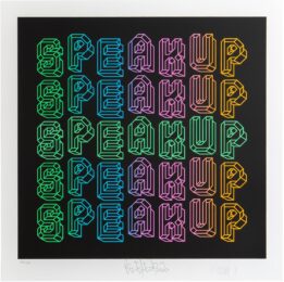 Speak Up by Ben Eine at Dellasposa