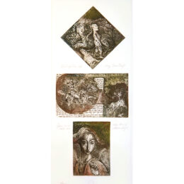 The Angel, the Devil, and the Lion by Traian Filip at Turner Carroll Gallery