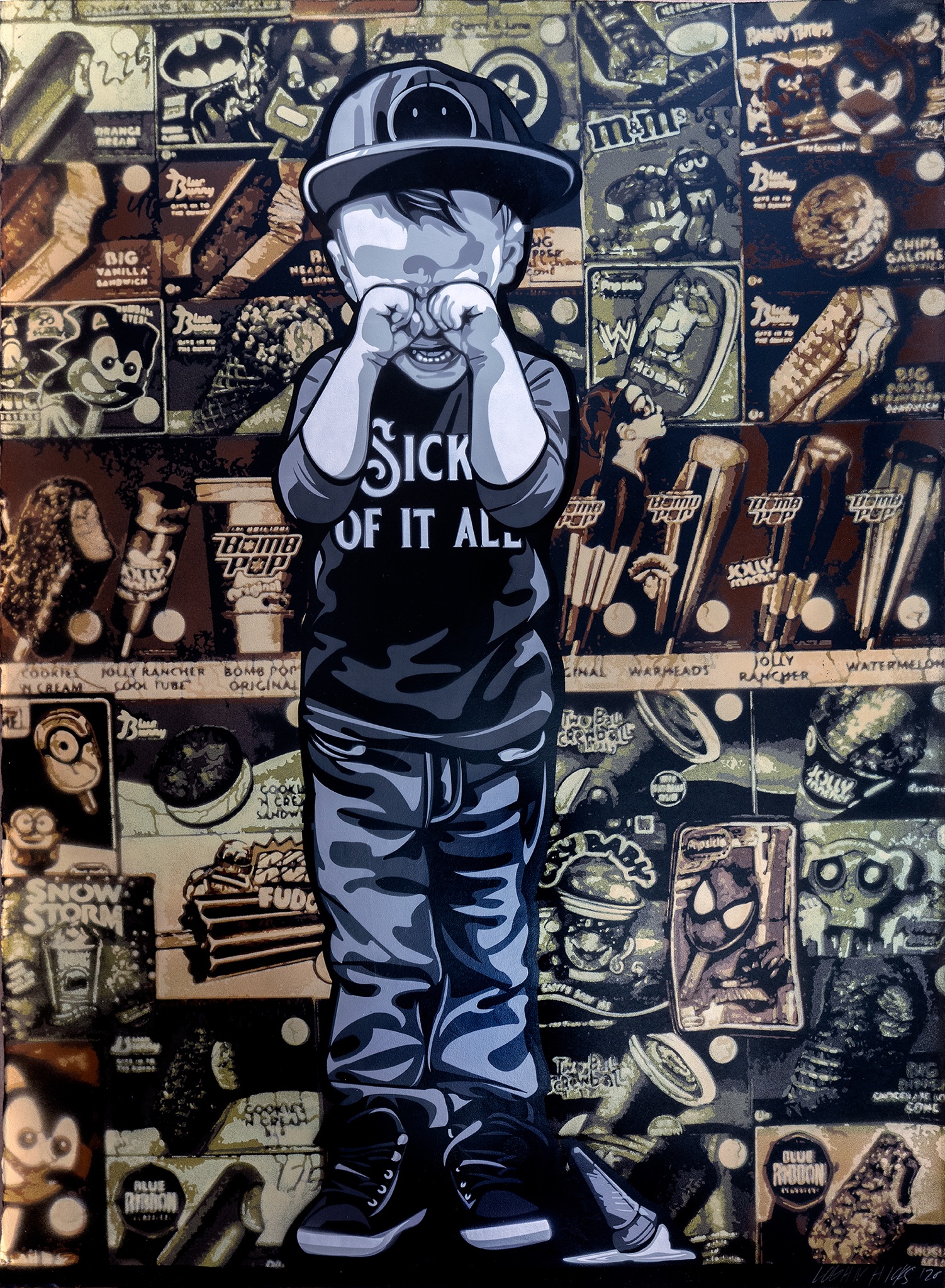 Sick of it All Collaboration (3) by Logan Hicks / Joe Iurato