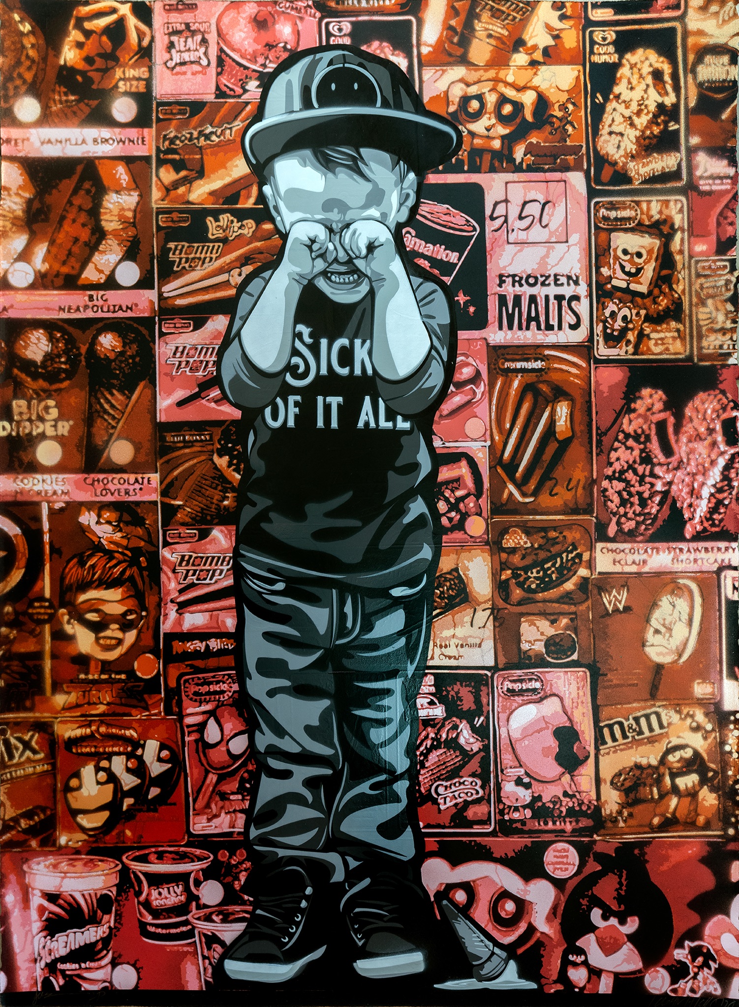 Sick of it All Collaboration (2) by Logan Hicks / Joe Iurato