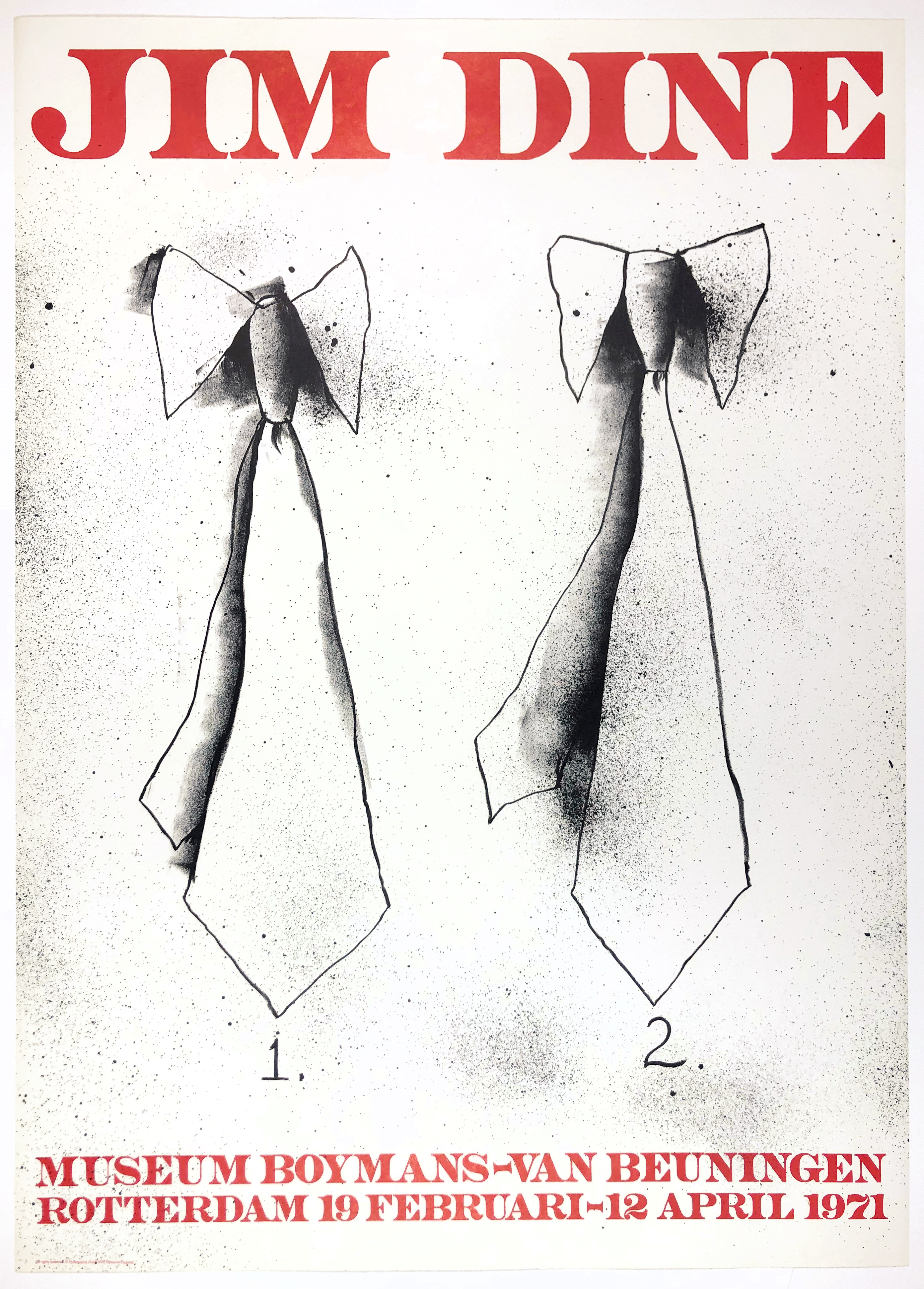 Boymans Museum (Two Ties) by Jim Dine