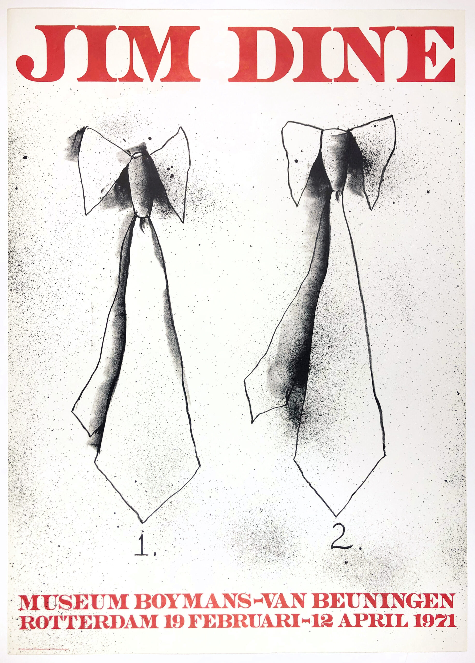 Boymans Museum (Two Ties) by Jim Dine