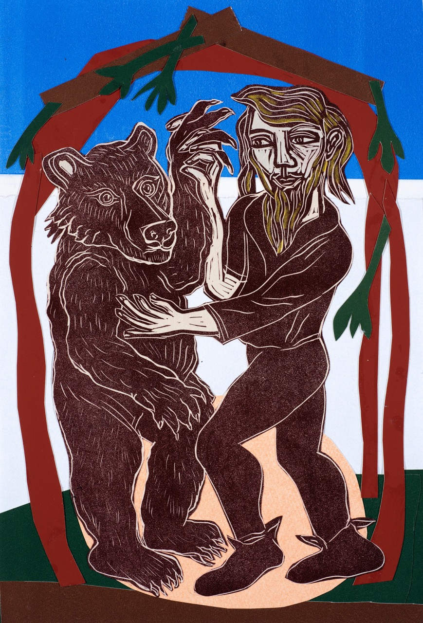 Dancing Bear by Eileen Cooper RA