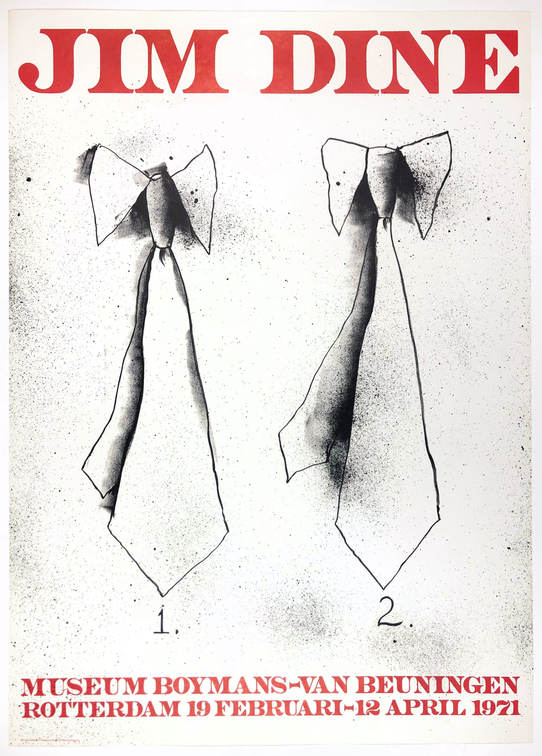 Boymans Museum (Two Ties) by Jim Dine