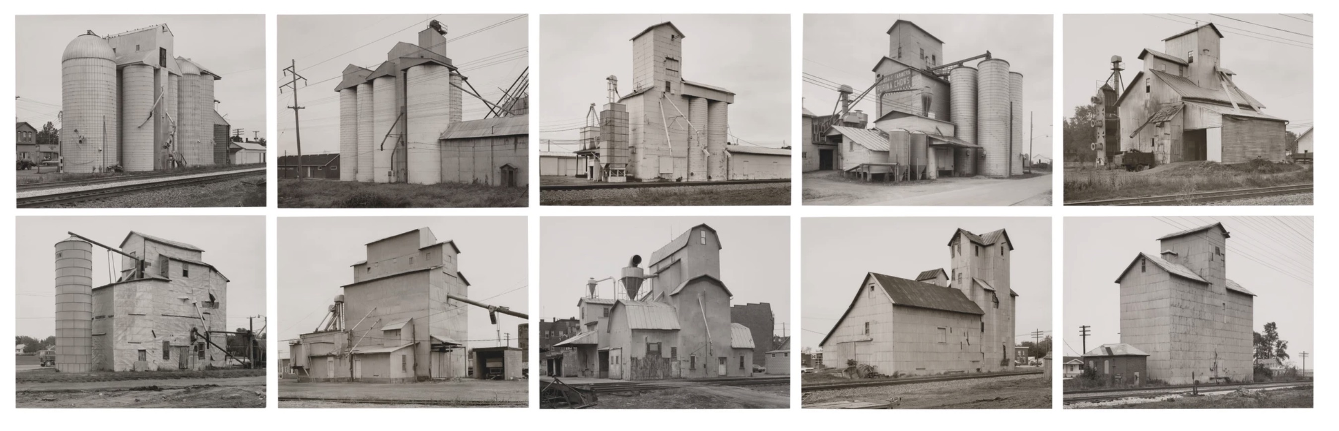 Grain Elevators by Bernd & Hilla Becher