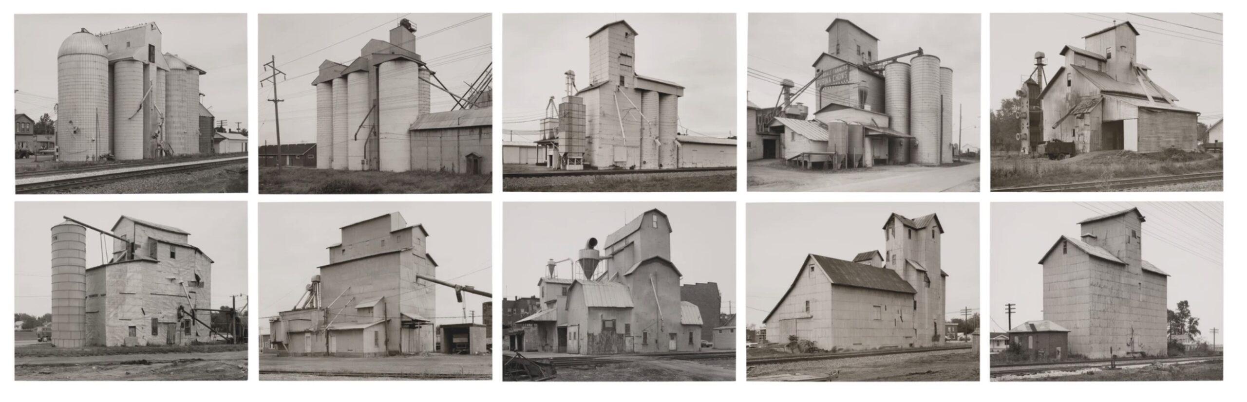 Grain Elevators by Bernd & Hilla Becher