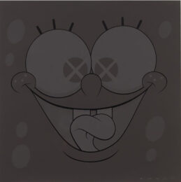 Kawsbob (Black) by KAWS at Taglialatella Galleries