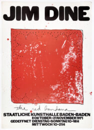 Staatliche Kunsthalle Baden-Baden (Red Bandana) by Jim Dine at Petersburg Press