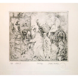 The Author by Traian Filip at Turner Carroll Gallery