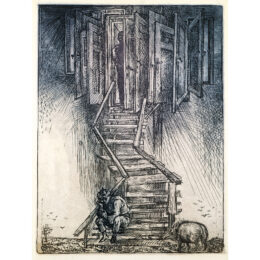 The Steps: L’uomo dell’ombra by Traian Filip at Turner Carroll Gallery