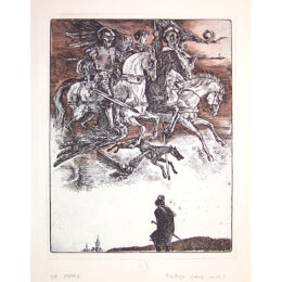 The Three Horsemen by Traian Filip at Turner Carroll Gallery