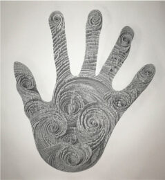 Untitled (Big Hand) by Ben Sack at Robert Fontaine Gallery