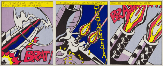As I Opened Fire by Roy Lichtenstein at Christopher-Clark Fine Art