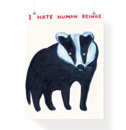 I Hate Human Beings by David Shrigley at Dellasposa