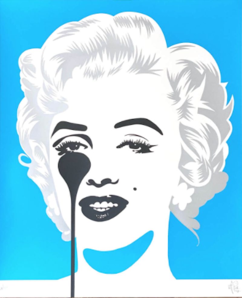 Marilyn Classic – Blue and Silver by Pure Evil