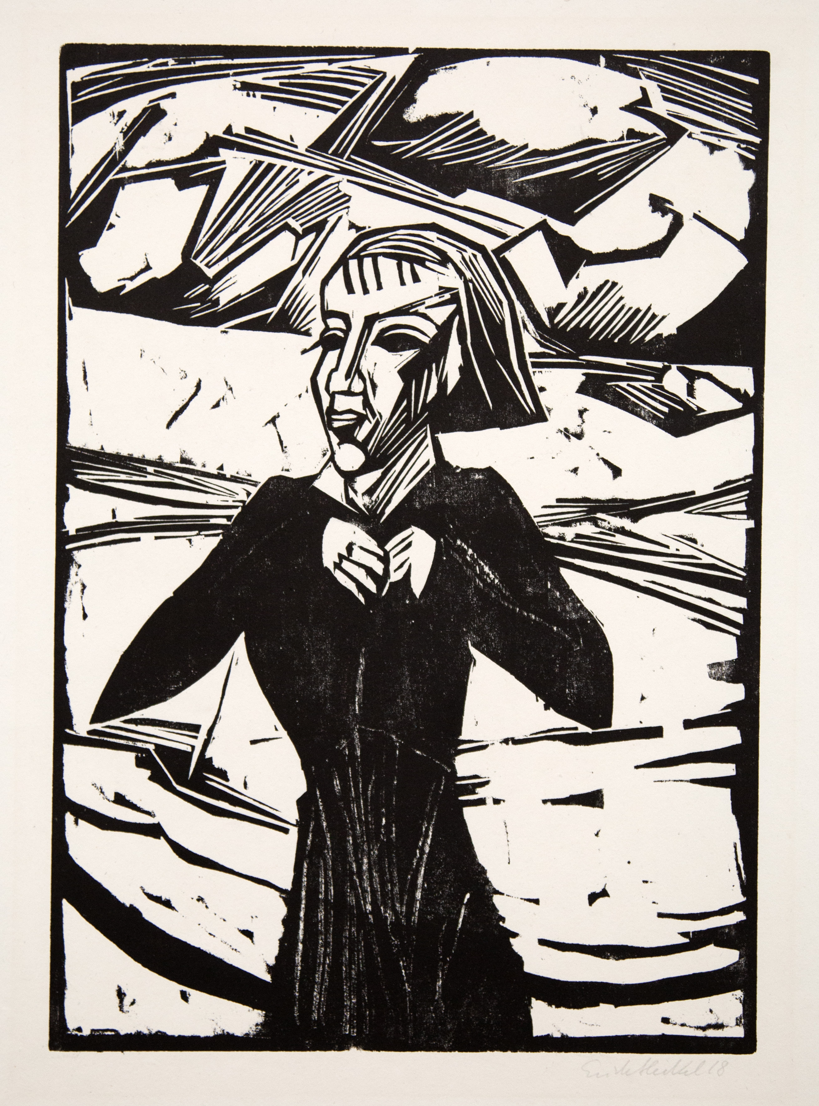 Mädchen am Meer by Erich Heckel