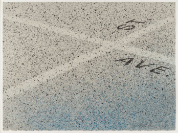 Street Meets Avenue by Ed Ruscha at Leslie Sacks Gallery