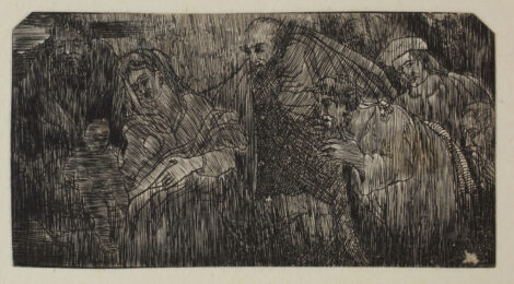 The Adoration of the Magi by Rodolphe Bresdin at Sarah Sauvin