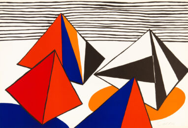 The Large Pyramids by Alexander Calder at Christopher-Clark Fine Art