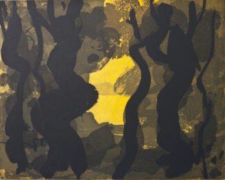 Through the Trees (yellow) by Paul Resika at VanDeb Editions