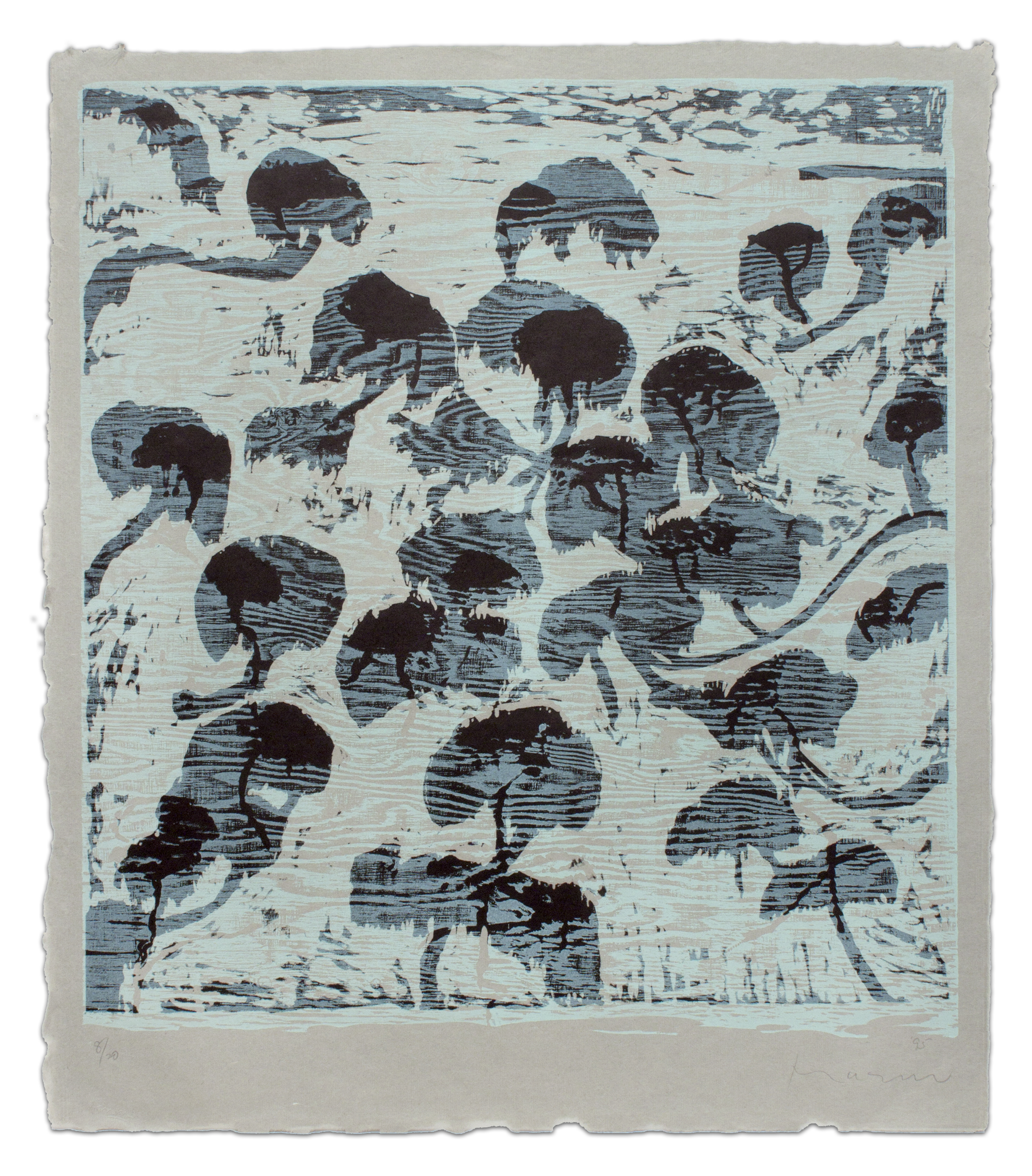 Untitled (Mind Landscape) by Michael Mazur