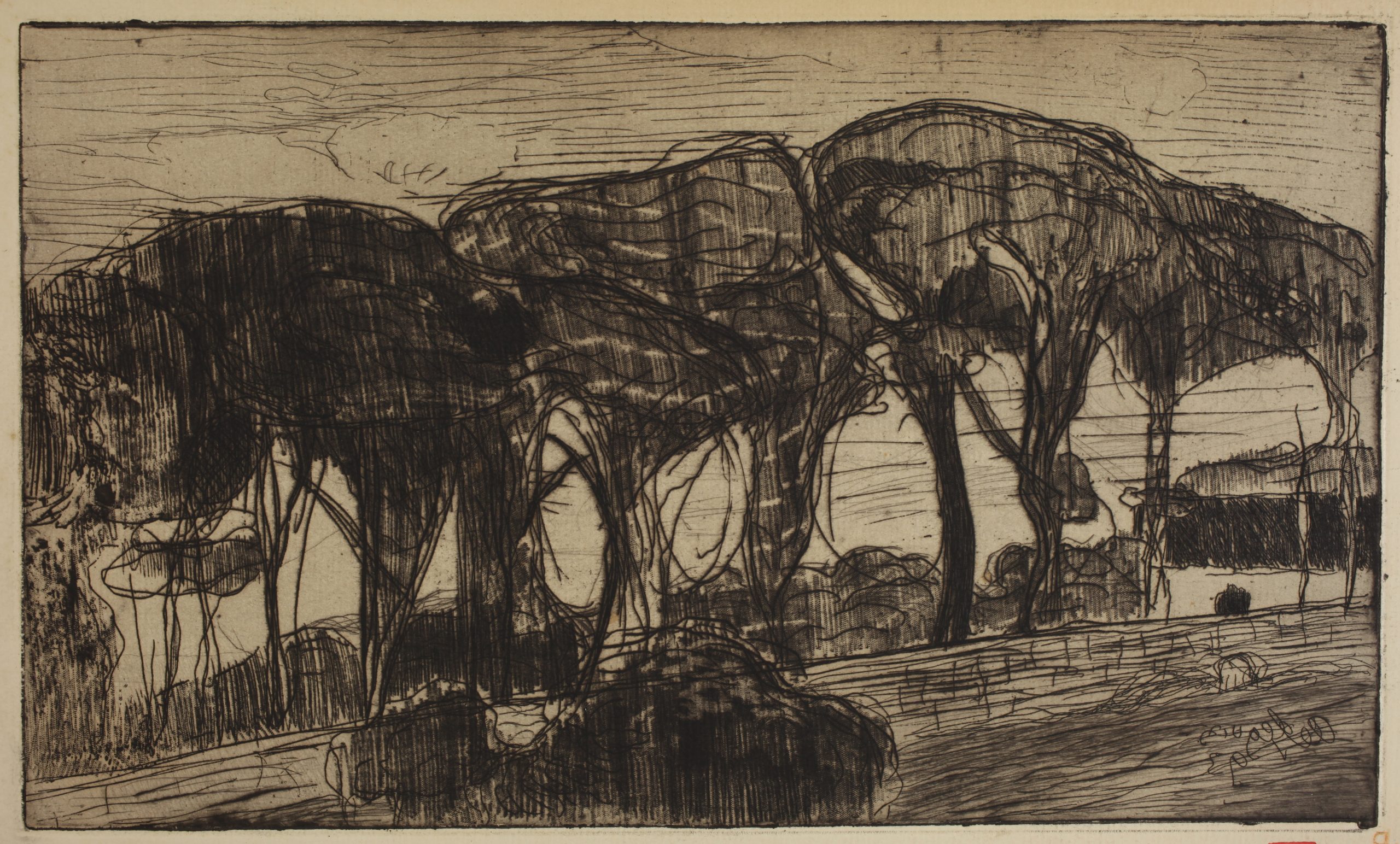 The Pine Trees by Armand Seguin