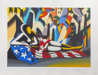 America by Mark Kostabi at RoGallery