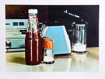 Blue Napkin Holder by Ralph Goings at RoGallery