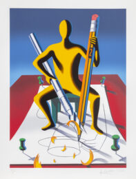 Careful With That Ax Eugene by Mark Kostabi at RoGallery