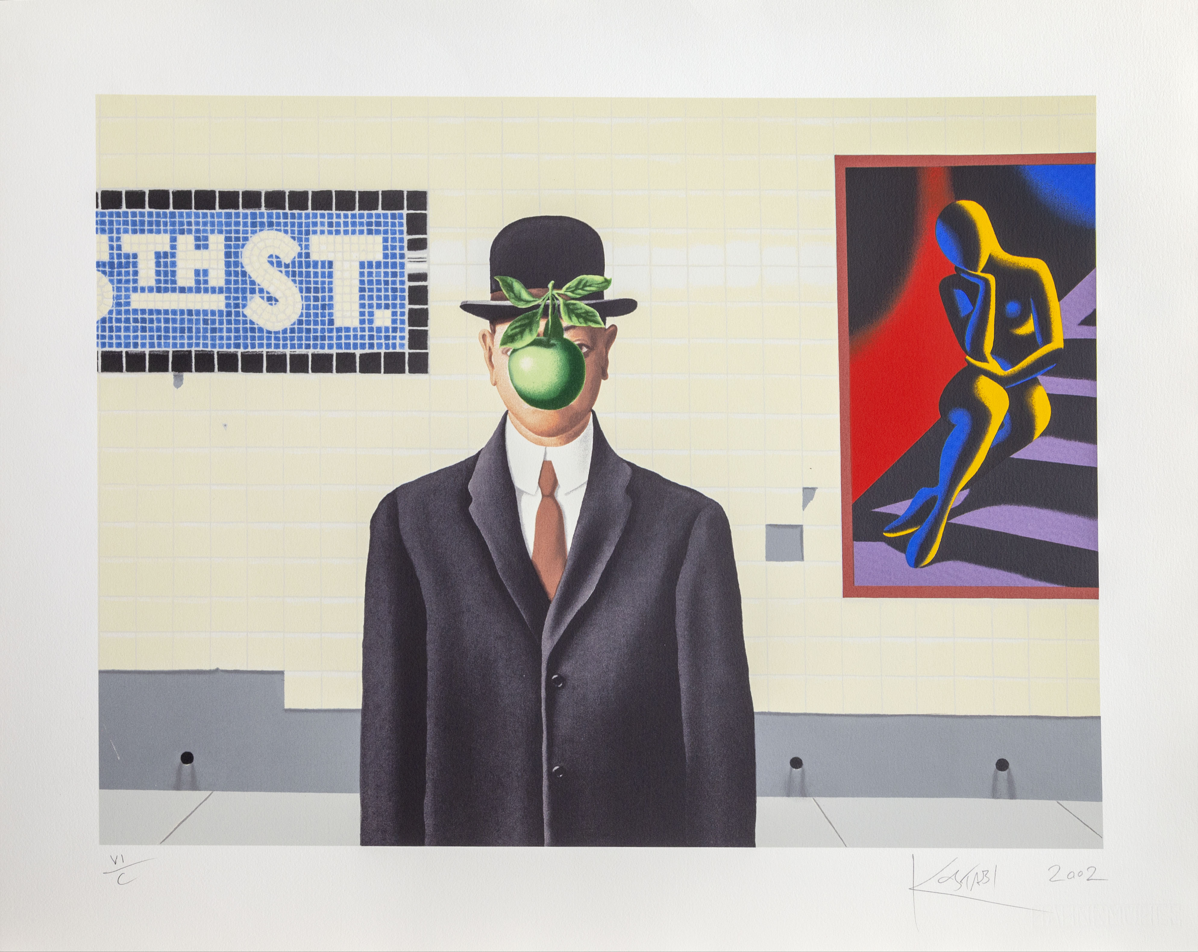 Going Places by Mark Kostabi
