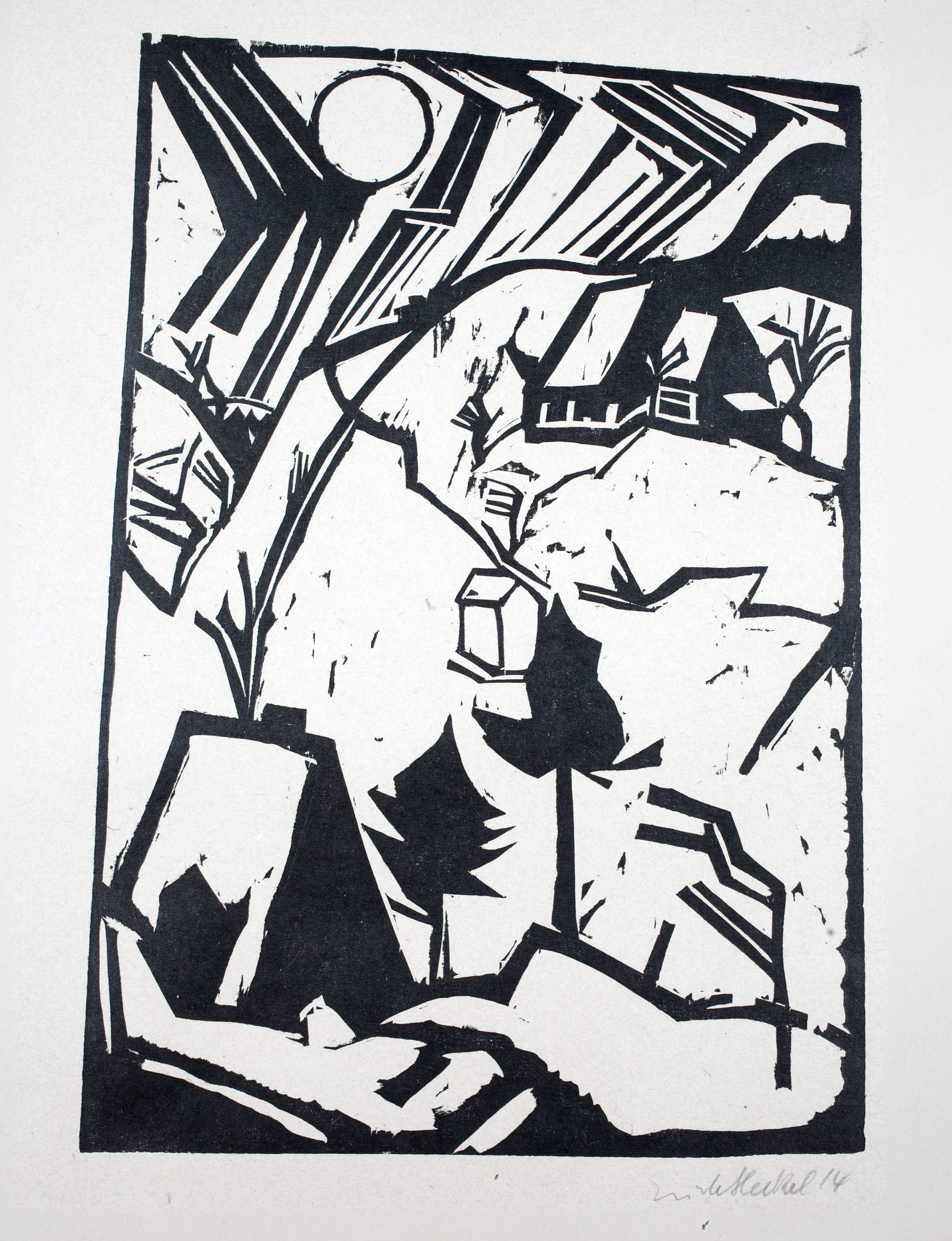 Schneetreiben (Snow Drift) by Erich Heckel