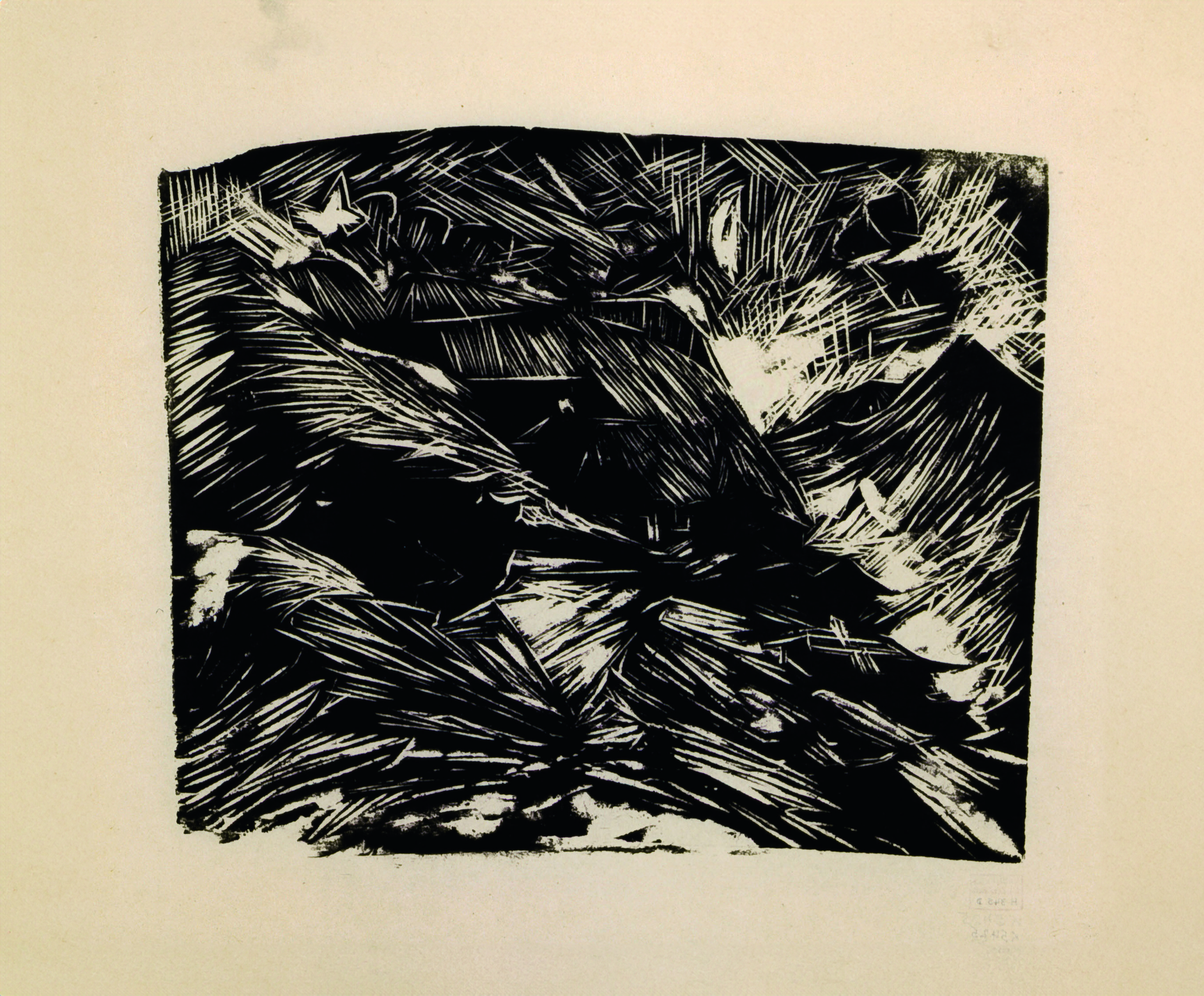 Stafelalp bei Mondschein by Ernst Ludwig Kirchner