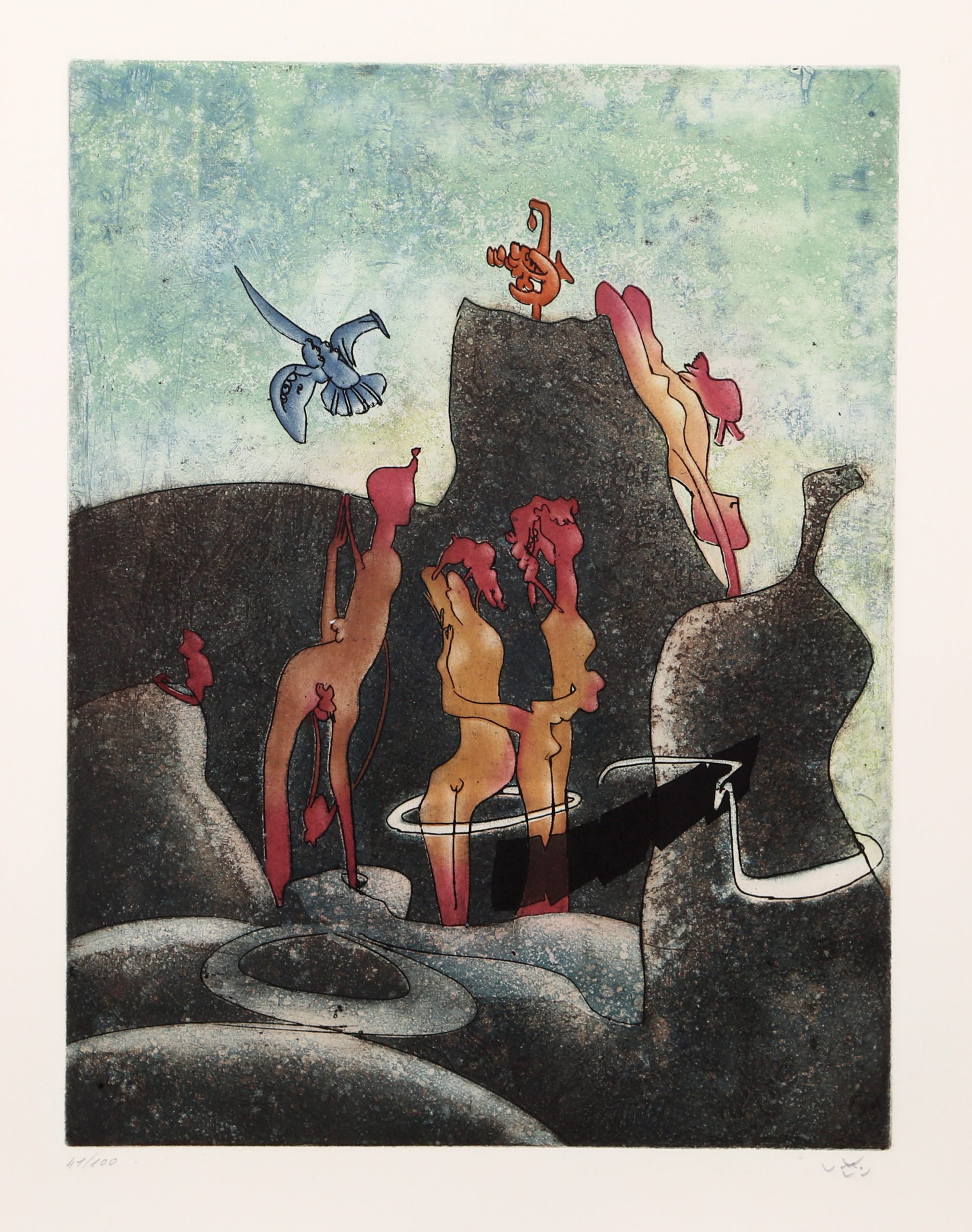 La Danse de la Mort – Planche 3 (295) by Roberto Matta