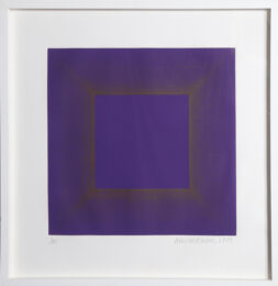 Midnight Suite (Purple with Silver) by Richard Anuszkiewicz at RoGallery