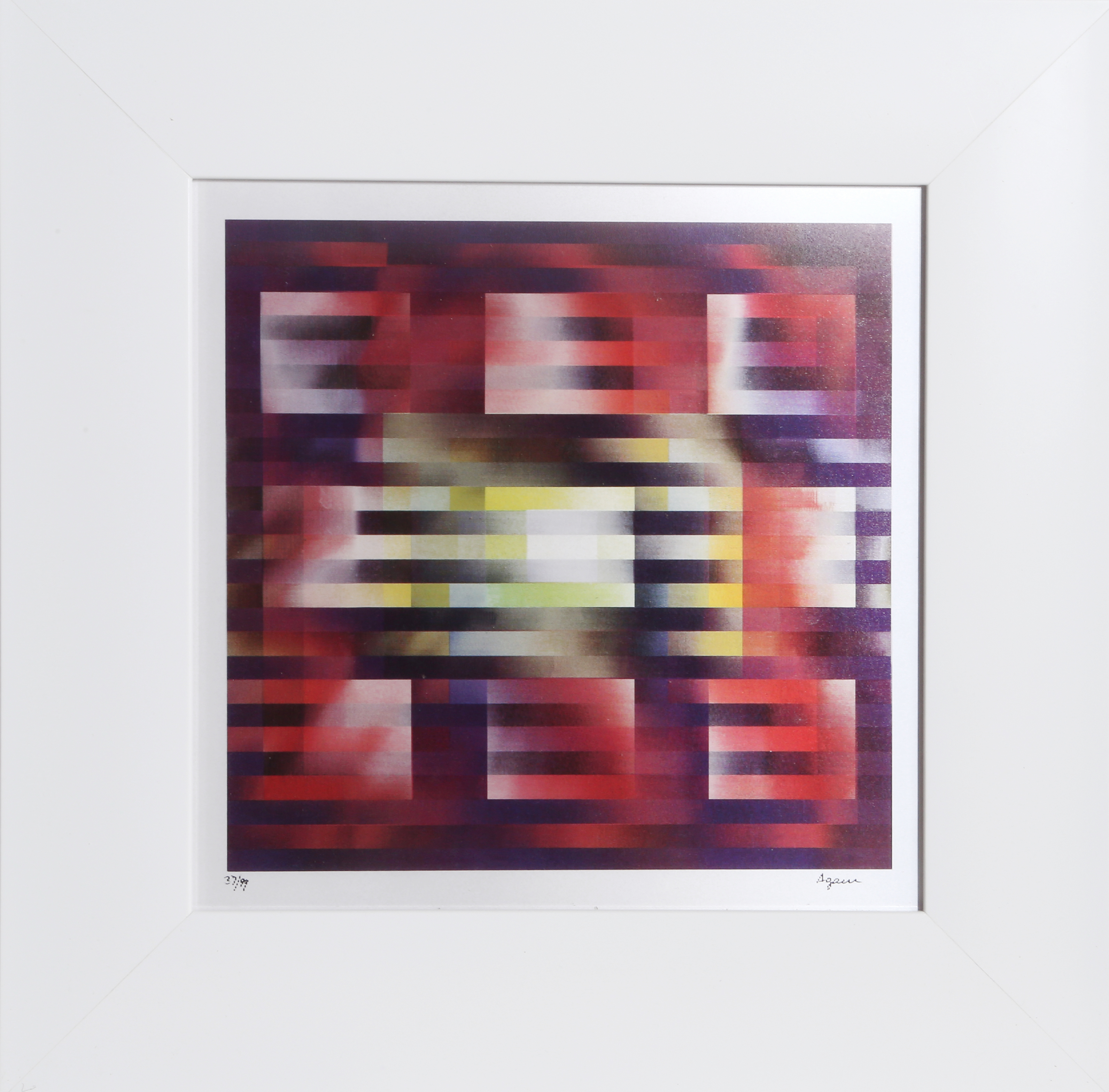 Nine Squares by Yaacov Agam