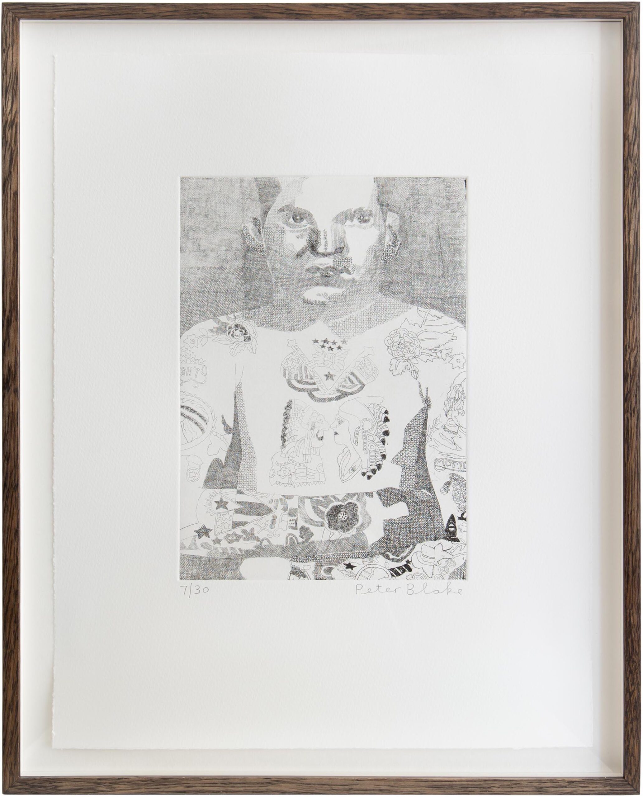 Elvis Two Rivers by Peter Blake