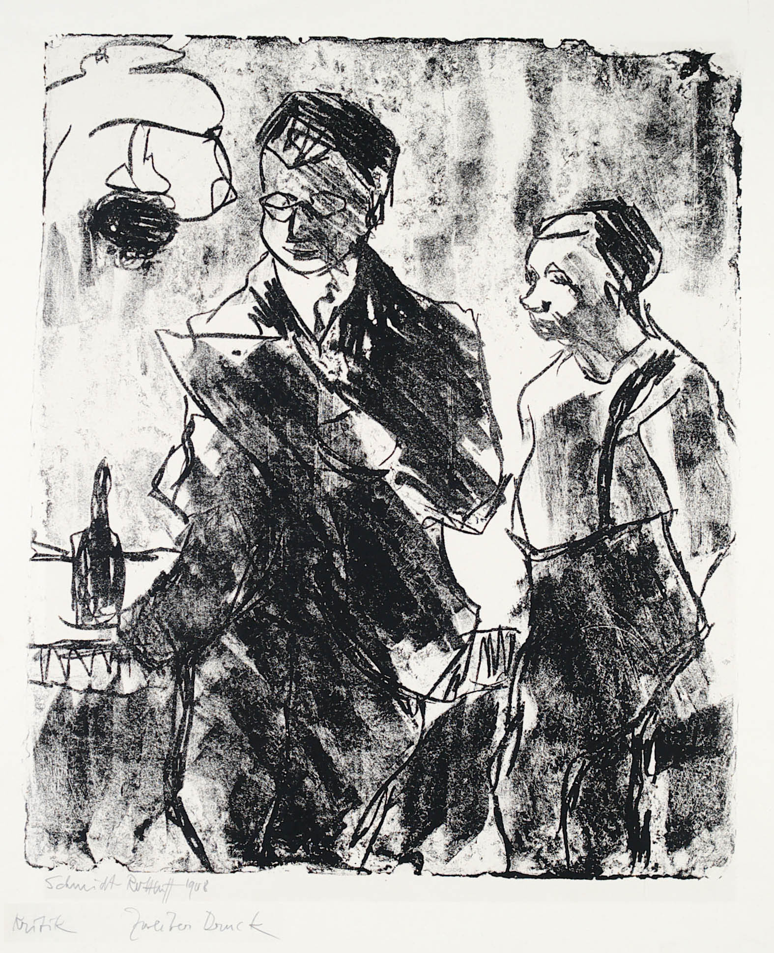 Kritik by Karl Schmidt-Rottluff