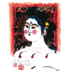 St Louis Hibiscus Woman by Shiko Munakata at Kamal Bakhshi Modern Asian