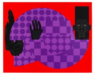 The Man in the Violet Suit (Red No.1) by Jon Key at Dellasposa