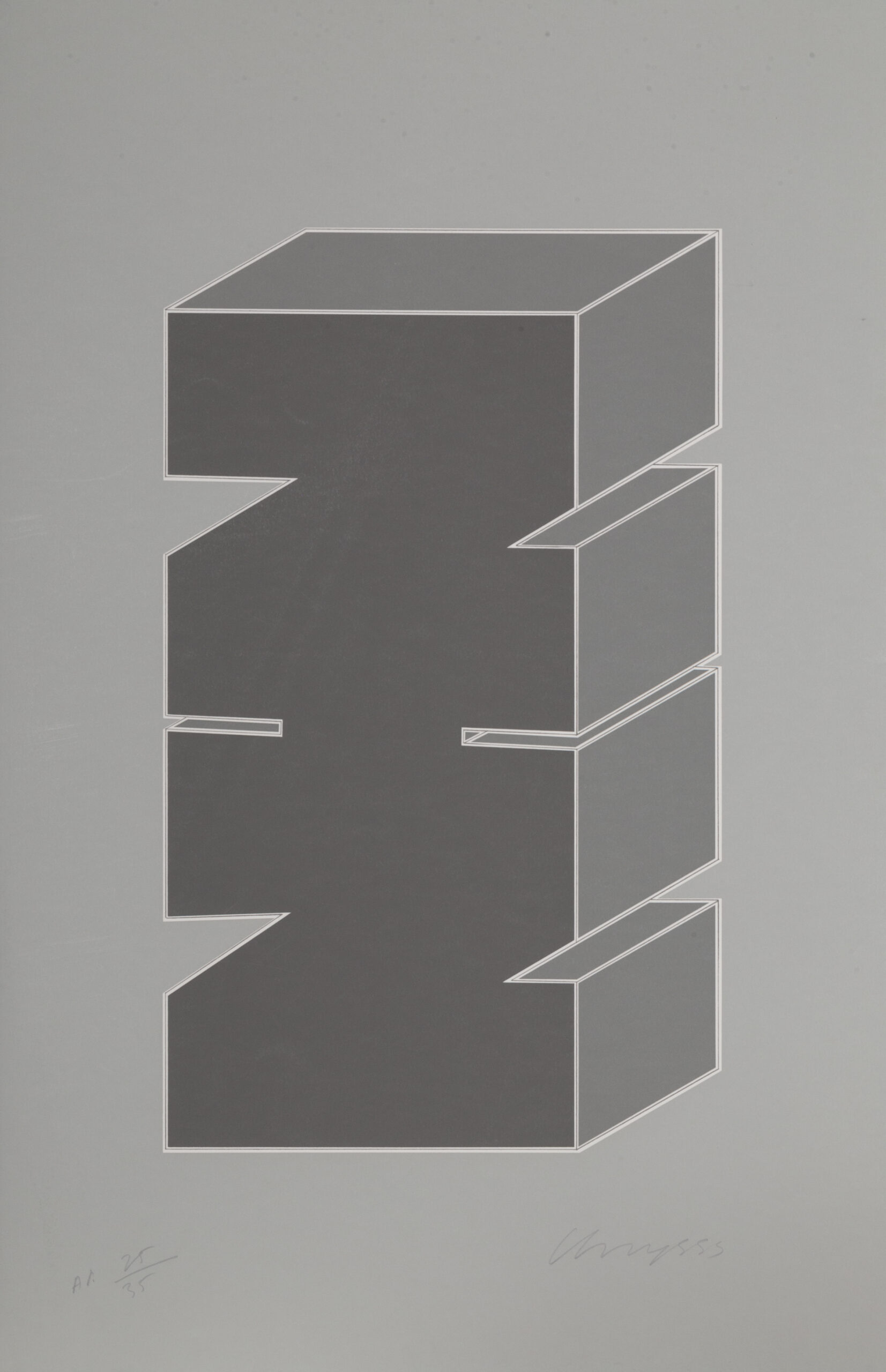 Times Square Fragment #5 by Chryssa
