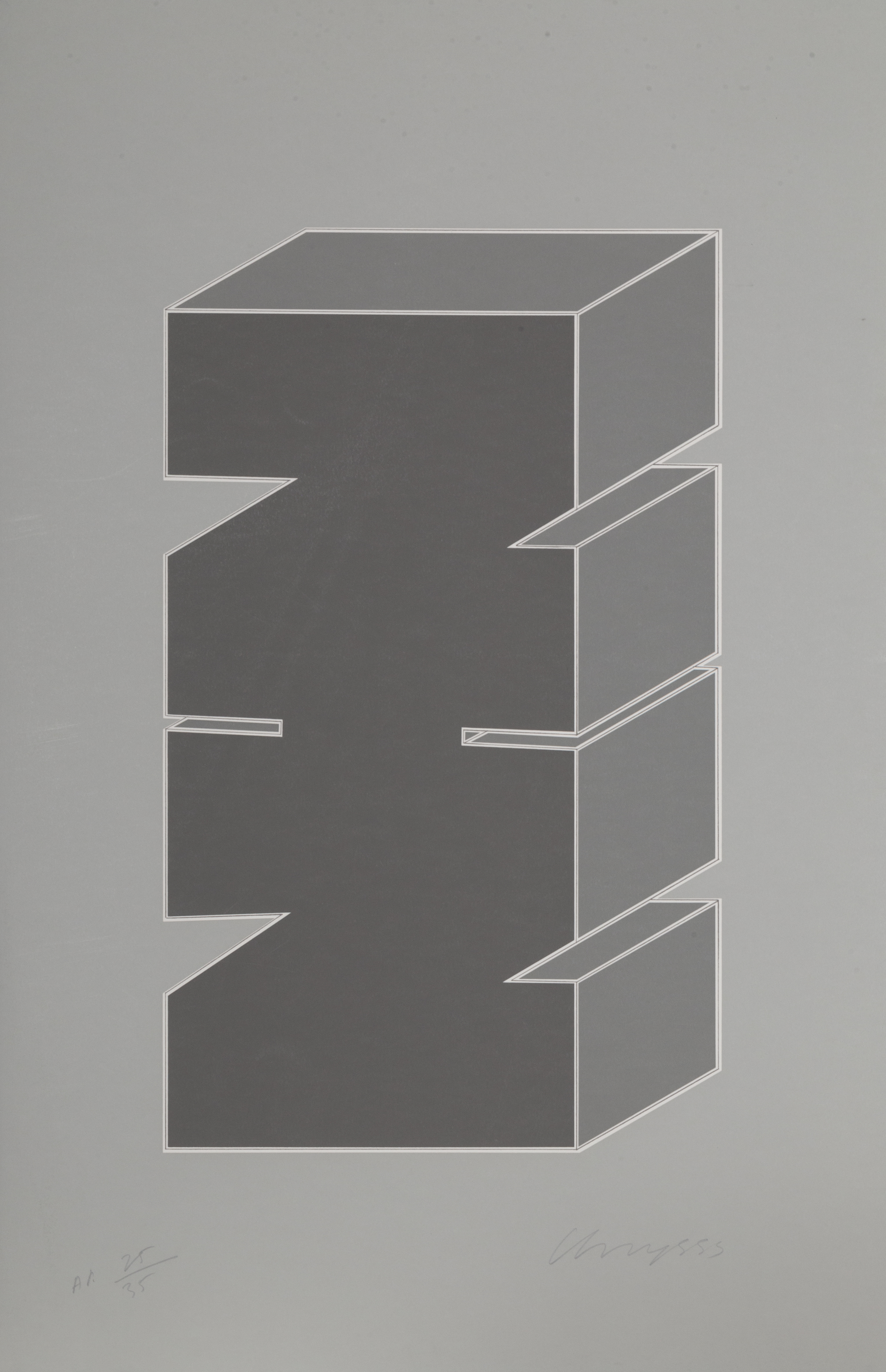 Times Square Fragment #5 by Chryssa